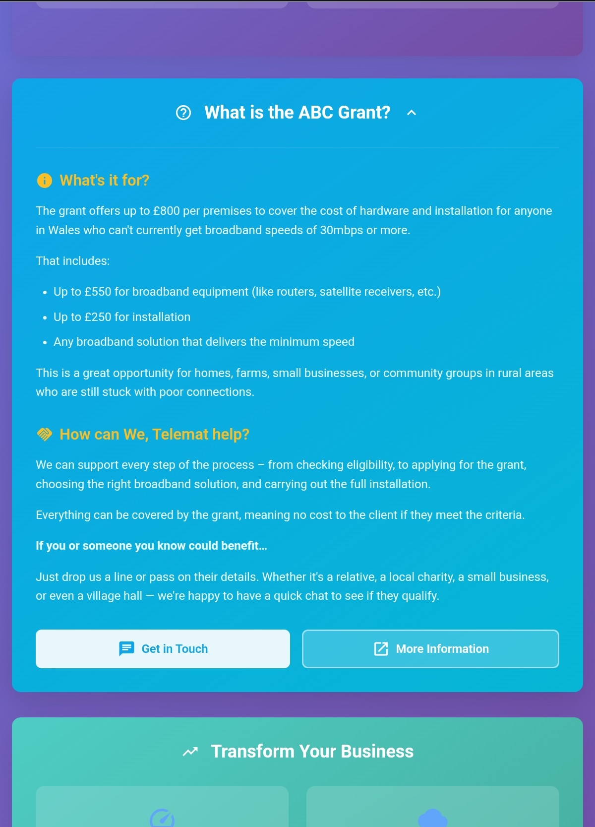 ABC Grant Helper Web App