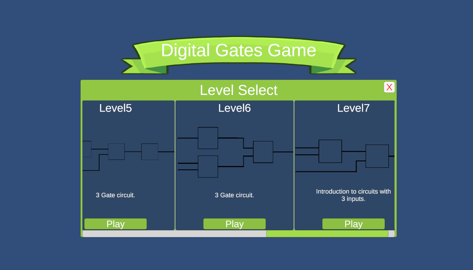 Digital Gates Game