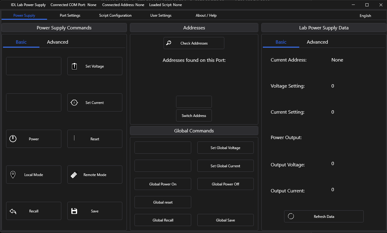 Lab Power Supply Controller