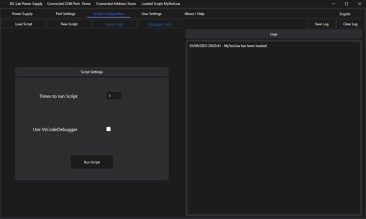 Lab Power Supply Controller