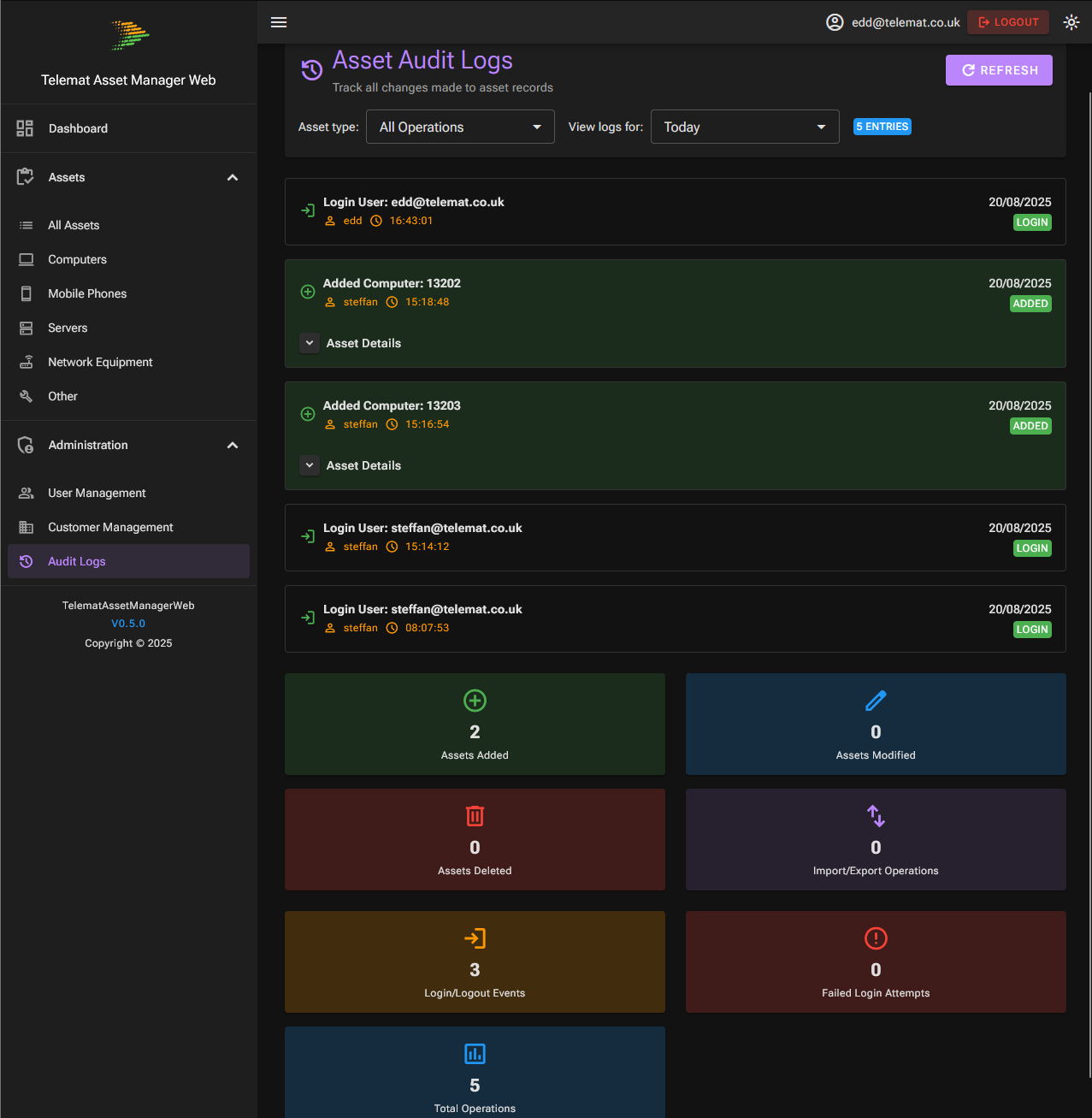 Asset Management App