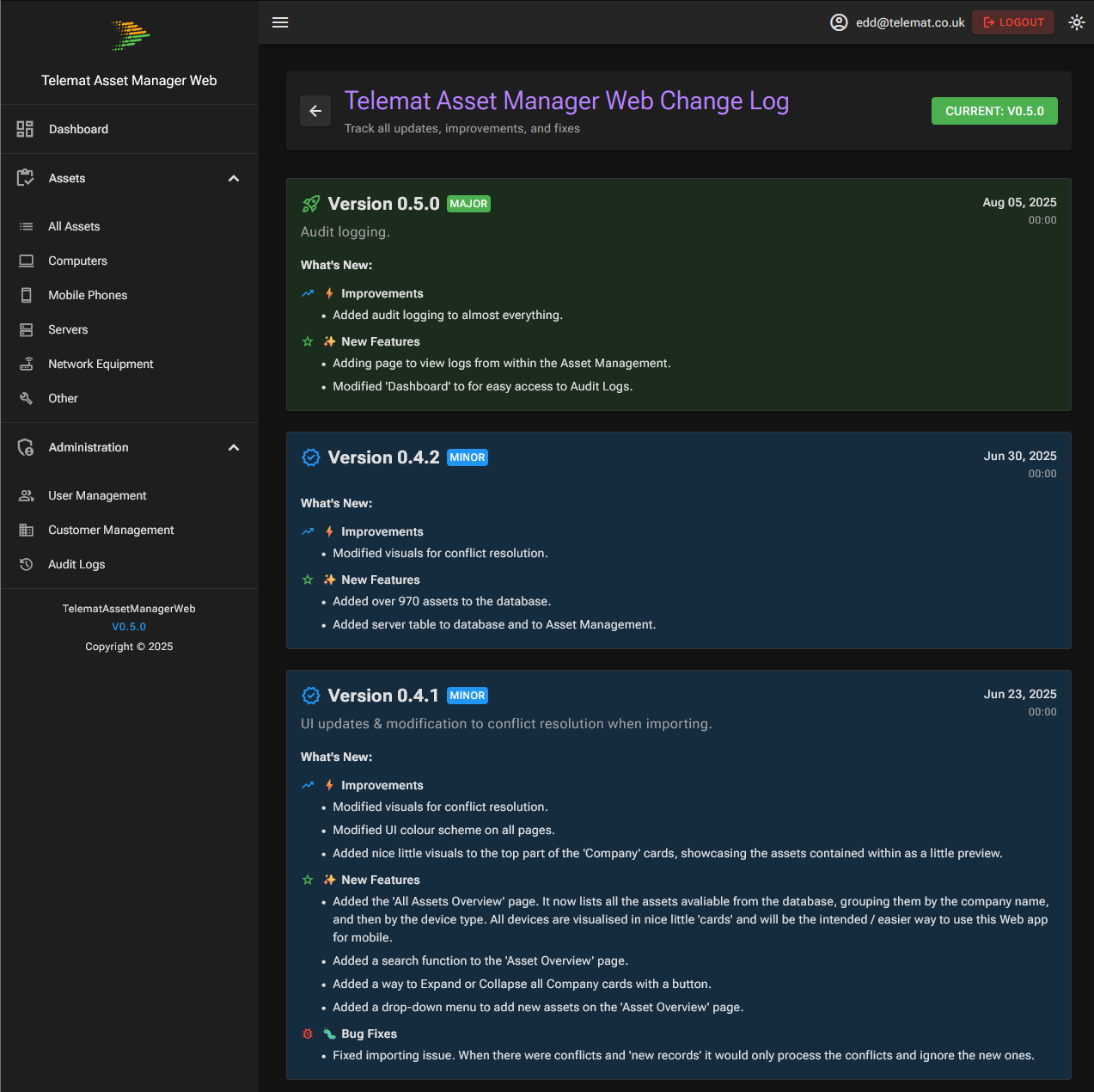 Asset Management App